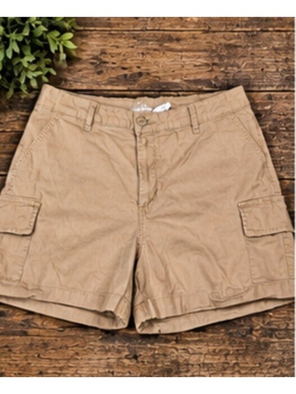 Brown Khaki cargo shorts  sz